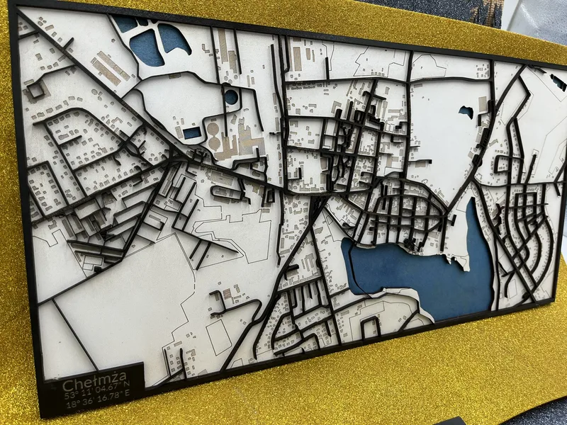 Mapa miasta Chełmża